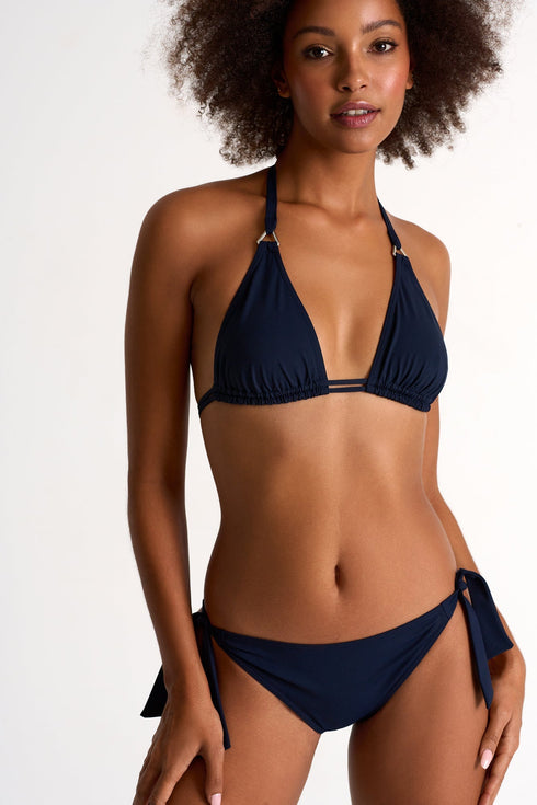 Bikini Bottom Tied At The Hips - 42490-31-590 4 / 590 Navy / 75% POLYAMIDE, 25% ELASTANE